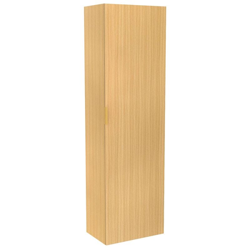 Lugna 2048 x 600 x 380mm Sand 5 Shelf Right Hinged Door Storage Cabinet