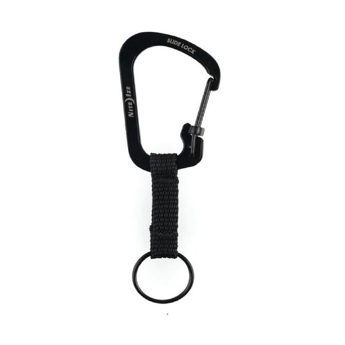 Nite Ize 115 x 38mm Black No 3 Slide Lock Key Ring