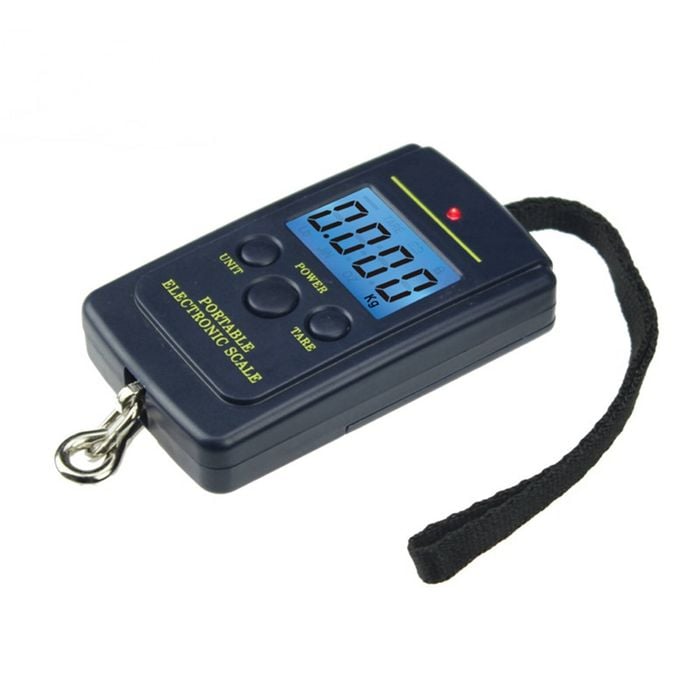 40Kg Portable Digital Electronic Scale 10G Graduation Luggage Belt Clip