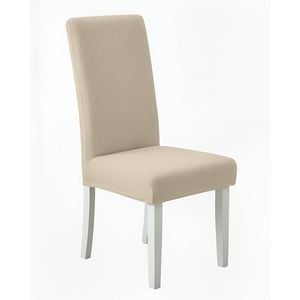 Anyseat Chair Cover Beige Corn Kernels Waterproof Universal Size For Dining Room Stretch Seat Slipcovers