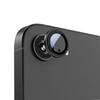 Metal Camera Lens Glass Individual Eagle Protector Cover - For Apple iPhone 16e / 17e (Black)