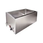 Lce Bm165 Food Warmer Bain Marie With Tap 360x590x240mm 1200w