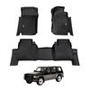 AUSGO Car Floor Mats for Nissan Patrol GQ Y60 1988-1997 All-Weather Floor Liners