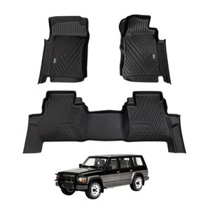 AUSGO Car Floor Mats for Nissan Patrol GQ Y60 1988-1997 All-Weather Floor Liners