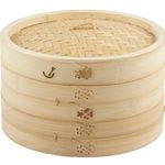 Davis & Waddell Bamboo Steamer 2 Tier 26cm