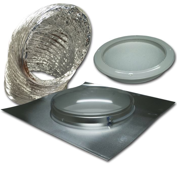 EzyLite 400mm Round Skylight Kit With Universal Tray
