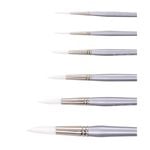 Jasart Size 1/8 Long Synthetic Brush White