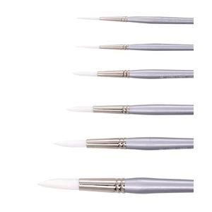 Jasart Size 1/8 Long Synthetic Brush White