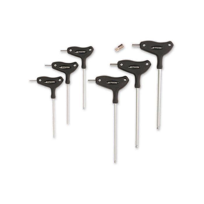 Set Of 6 Allen Keys + 8 Mm Adaptor - One Size