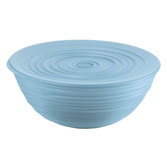 Guzzini Earth 25x10.8cm Serving Bowl w/ Lid - Powder Blue