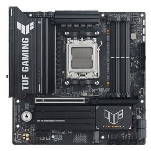 Asus Amd Tuf Gaming B650em-plus Wif (am5) Micro-atx Motherboard, Ddr5(4x), 12+2+1 Power Stages, Pcie 5.0, 3x M.2, Front Usb-c, 2