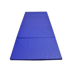 Large 240cm x 120cm x 5cm Gymnastics Folding Gym Exercise Yoga Mat - Blue