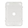 Arteor Cover Plate Grid 1 Gang White