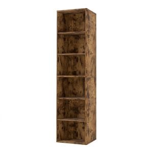 Levede Bookshelf 6 Tier Storage Bookcase Display Unit Cabinet