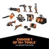 AEG 18V 9-Piece FUSION/Brushless 5.0Ah FORCE Kit