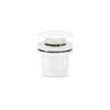 Brasshards White Universal Pop Up Dome Basin Waste