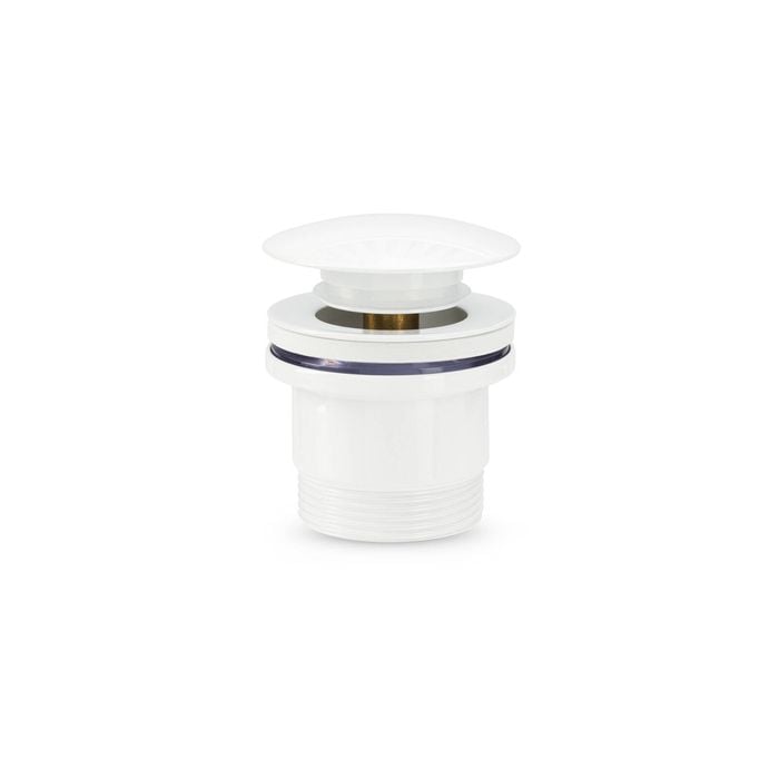 Brasshards White Universal Pop Up Dome Basin Waste