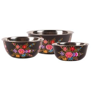 BillyCan Hand-Painted Picnic Bowl Set - 3 Sizes