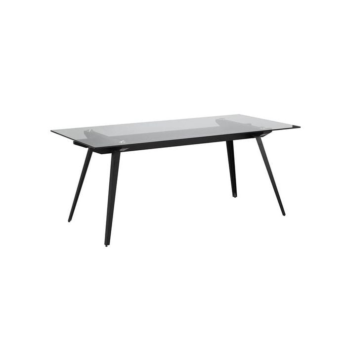 Modern Furniture ARCHIE Glass Dining Table 180x90cm