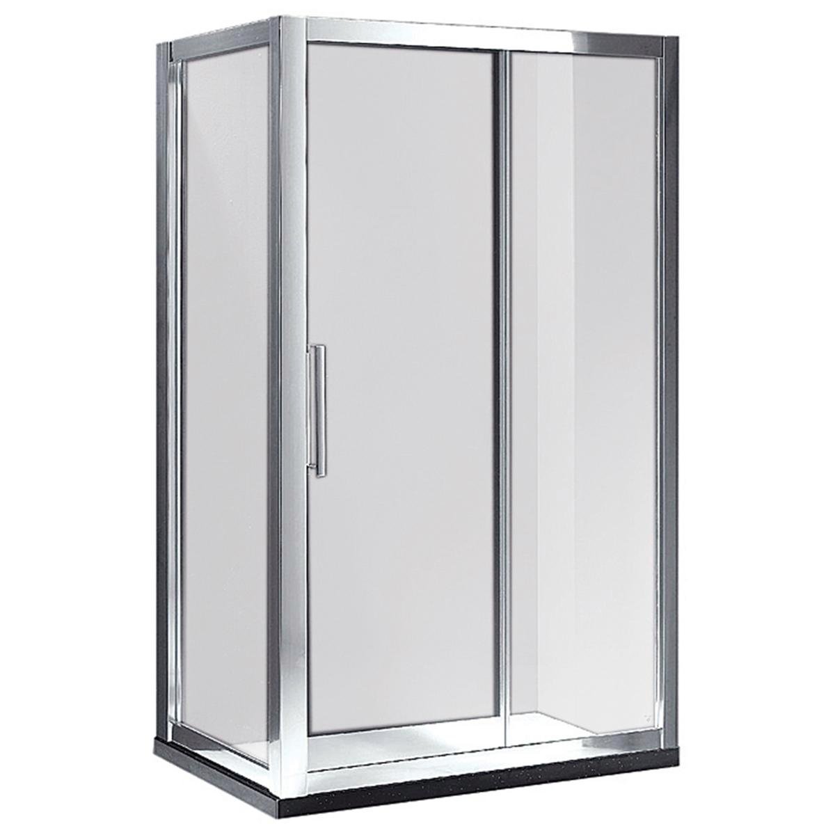 Rick McLean s Bathware Argent Sliding Shower Screen 1475 Bunnings Australia