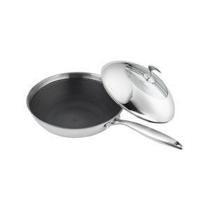 SOGA 30cm Non-Stick Fry Pan with Lid