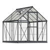 Maze 6' x 8' Hybrid Greenhouse - Grey Frame