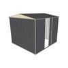 Build-a-Shed 2.3 x 2.3 x 2.3m Gable Single Sliding Side Door Shed - Grey