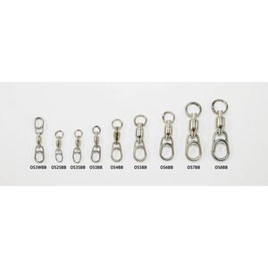 Studio Ocean Mark Heavy Duty Fishing Snap With Ball Bearing Swivel OS3BB (55lb, 4pc)