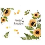 Allwallstickers Large Multicolour Sunflowers Wall decal