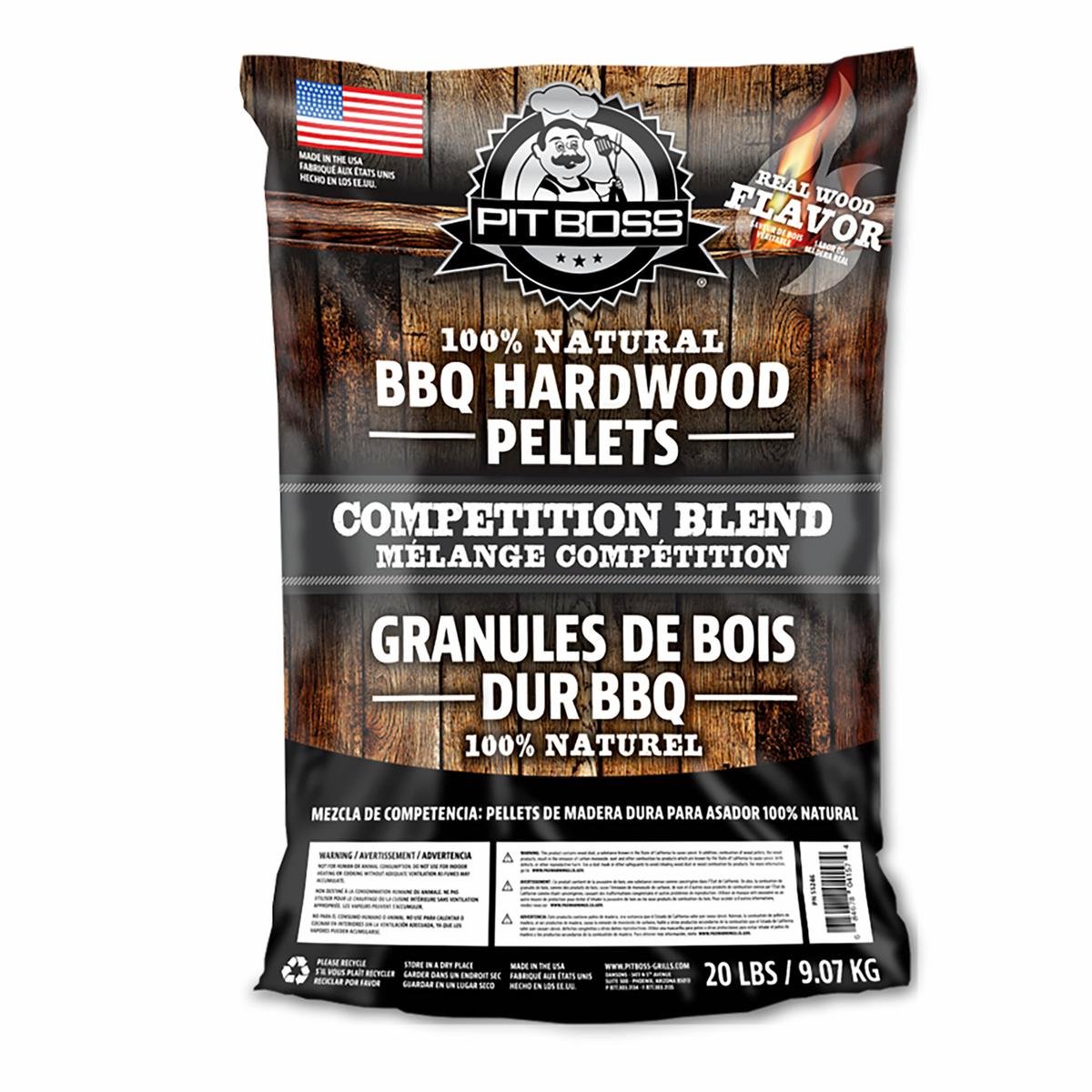 Pit Boss 9kg Hardwood BBQ Pellets Competition Blend 9kg Bunnings Australia