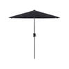 Coolaroo 2.5m Round Black Bronte Market Umbrella