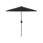 Coolaroo 2.5m Round Black Bronte Market Umbrella