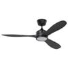 Mercator 52" Black Pegasus DC Fan With Uplight