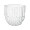 Astin Sinclair 250 x 220mm White Ribbed Planter - 250mm