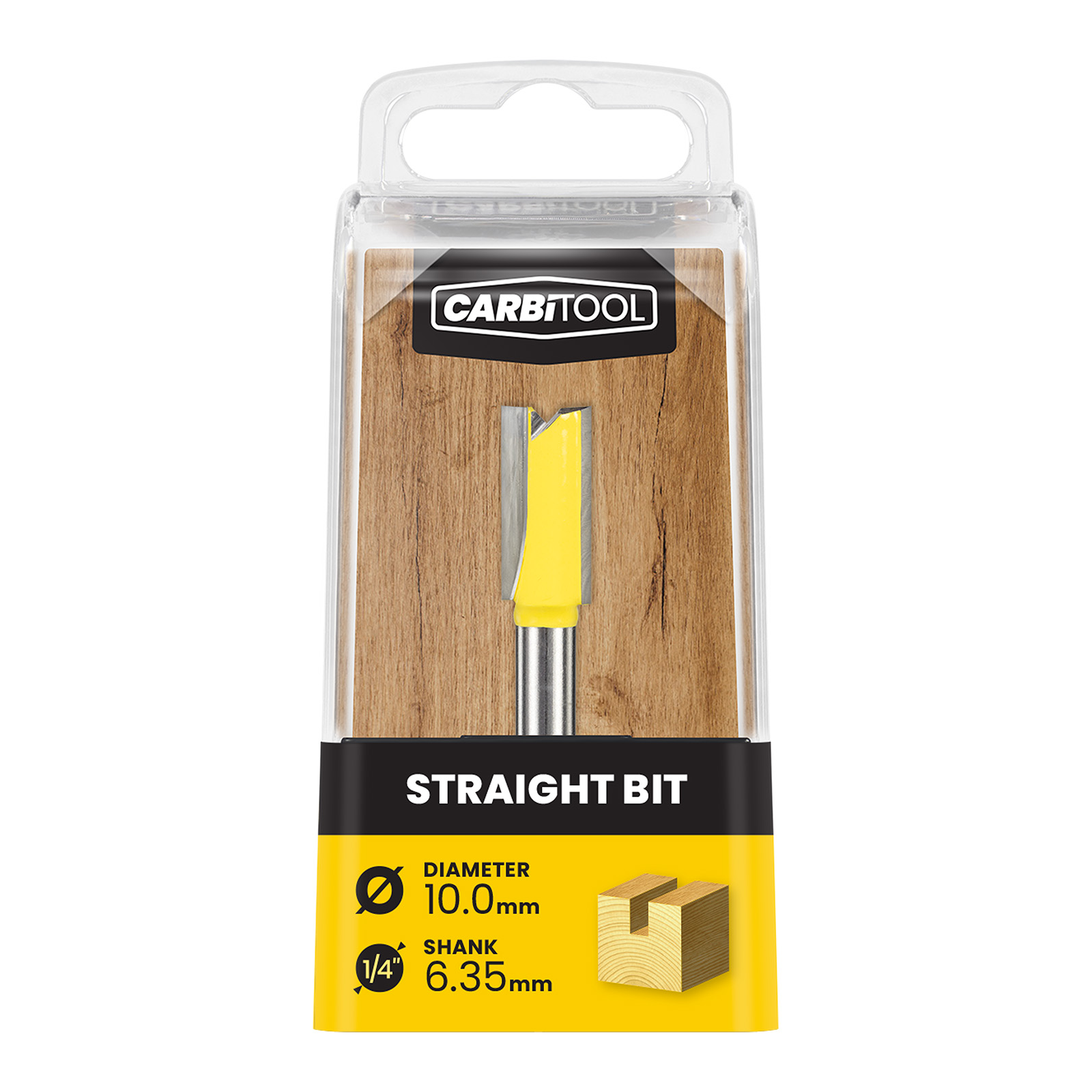 Carbitool 10.0mm Straight TCT Router Bit