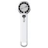 Catzon Portable Handheld Fan with Ice Porcelain Cooling Pad 1-100 Adjustable Speed-White