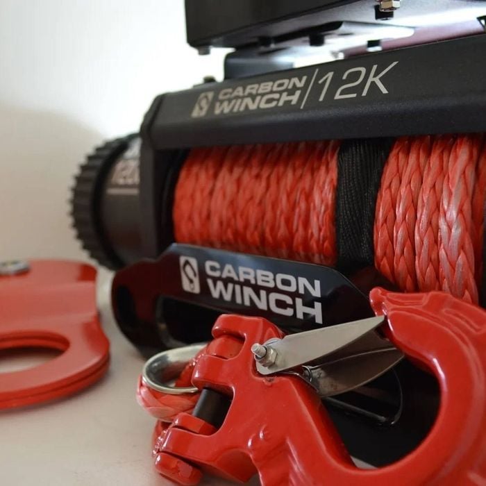 Carbon Winches Australia 24m x 10mm Synthetic Rope Spliced with thimble