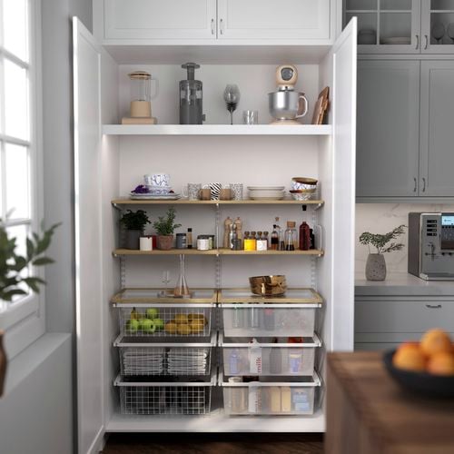 New Flexi Storage Home Solutions hanging system for Kitchen cabinetry