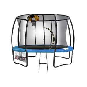 Kahuna Trampoline 14 Ft With Basketball Set - Blue