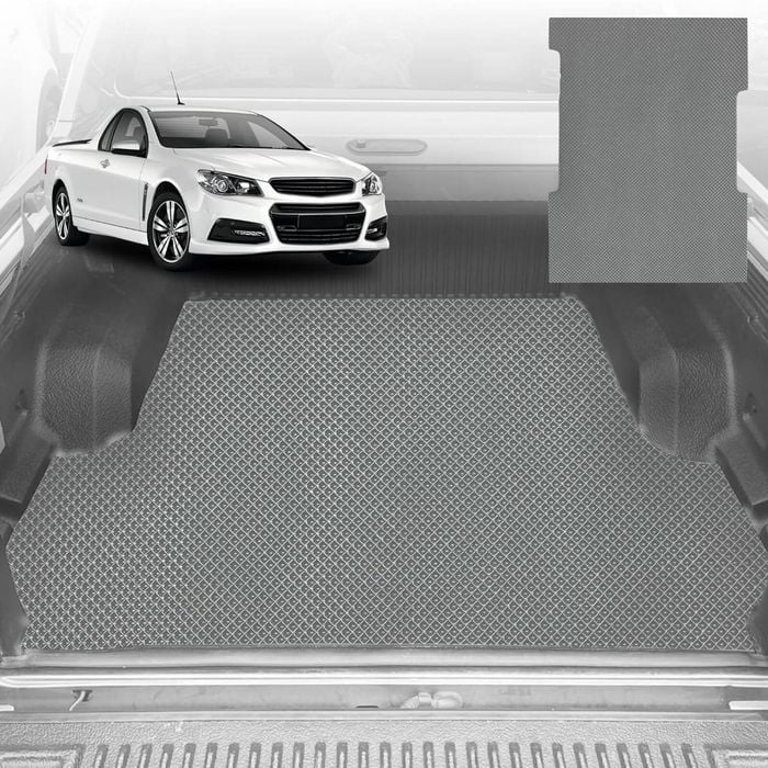 6D Diamond Ute Tub Mat for Holden Commodore Ute Single Cab (VE VF) 2007-2017 - Grey
