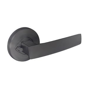 Gainsborough Graphite Satin Neue Aurora Privacy Lever Set