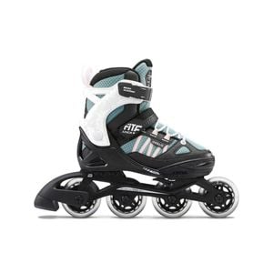 Decathlon - Kids' Inline Fitness Skates Fit 5 - Pink/Khaki - Au 5/7 - Eu 38/41