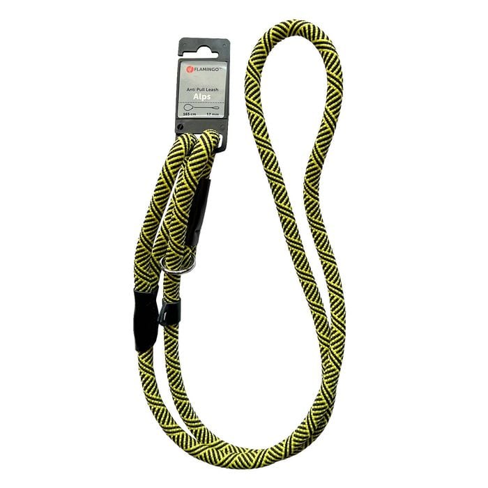 Flamingo 165 x 1.2 cm Yellow Anti-pull Dog Leash