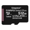 Kingston Technology Canvas Select Plus Memory Card 512 GB SDXC Class 10 UHS-I [SDCS2/512GB]