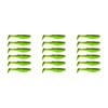 3x 6PK 3In Rapala Crush City Heavy Hitter Plastic Paddle Tail Lures - Ogre