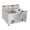 Apuro Double Fryer with Timer - 2x8Ltr - 2.9kW