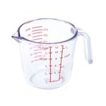 Cuisena 600ml Plastic Measuring Jug Baking/Kitchen - Clear
