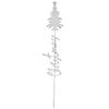 LVD Metal Xmas Tree Pot Spike Christmas Home/Garden Planter Decor 54cm White