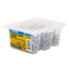 Zenith 8G x 25mm Galvanised Countersunk Rib Head External Timber Screws - 500 Pack