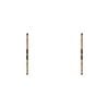 2PK Impact Merch Wooden Magnetic Hangers 25x92cm - Black Boxed